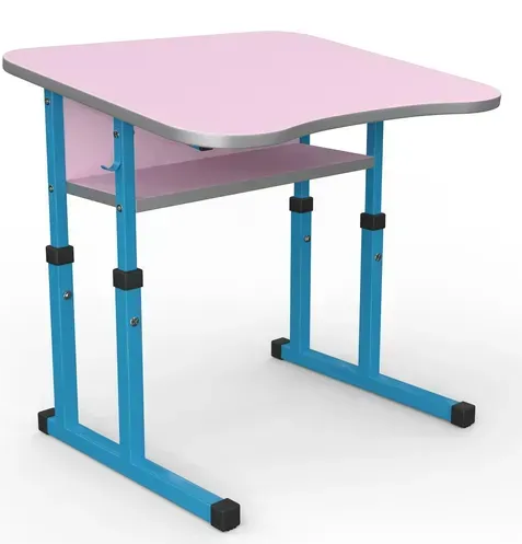 Стіл учнівський одномісний з нахилом №3-6 без полиці /700х500 МФ Вересень